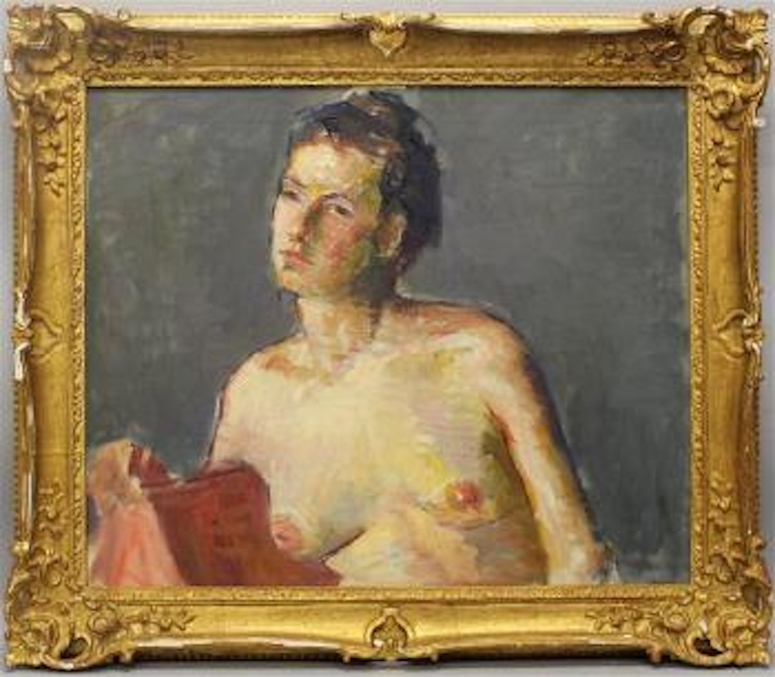 Female nude by Robert Brackman