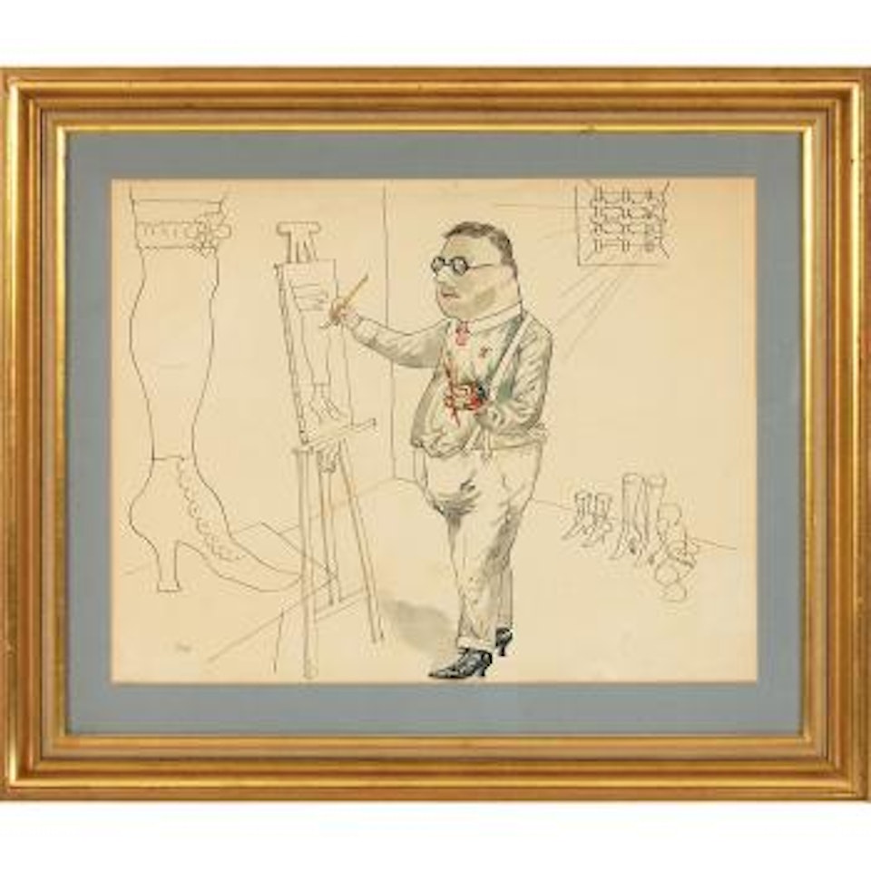Der Maler by George Grosz