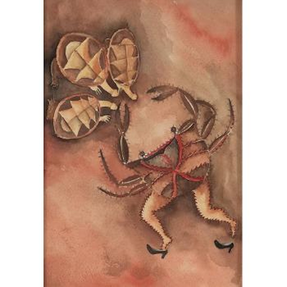 Crab with Three Turtles by Francisco Toledo