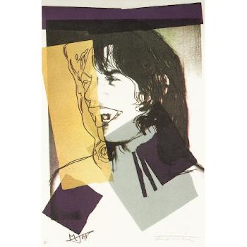 Mick Jagger (10 works) by Andy Warhol