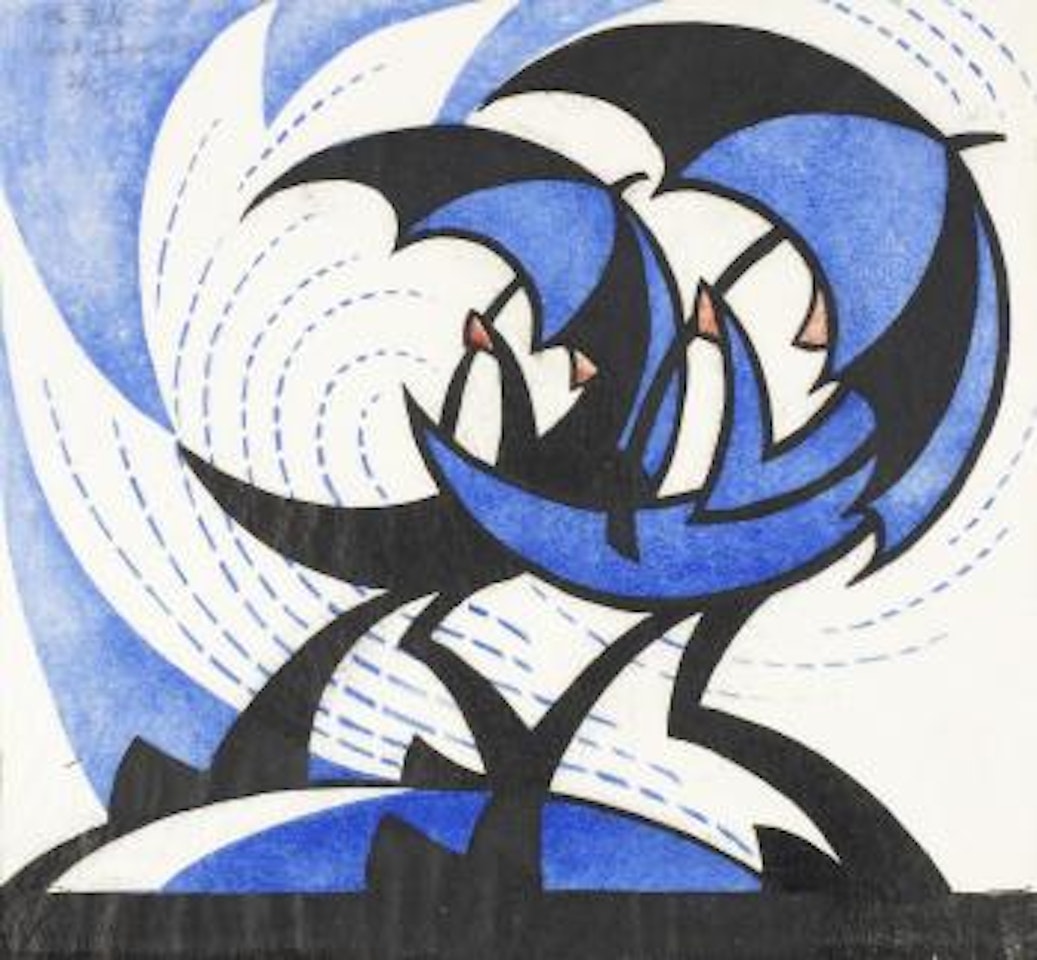 The Gale (Coppel SA 11; White 11) by Sybil Andrews
