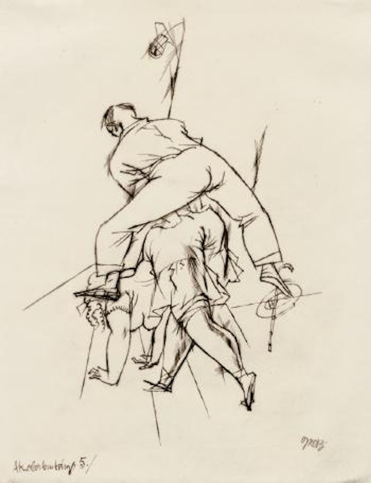 Akrobatentänze 5 by George Grosz