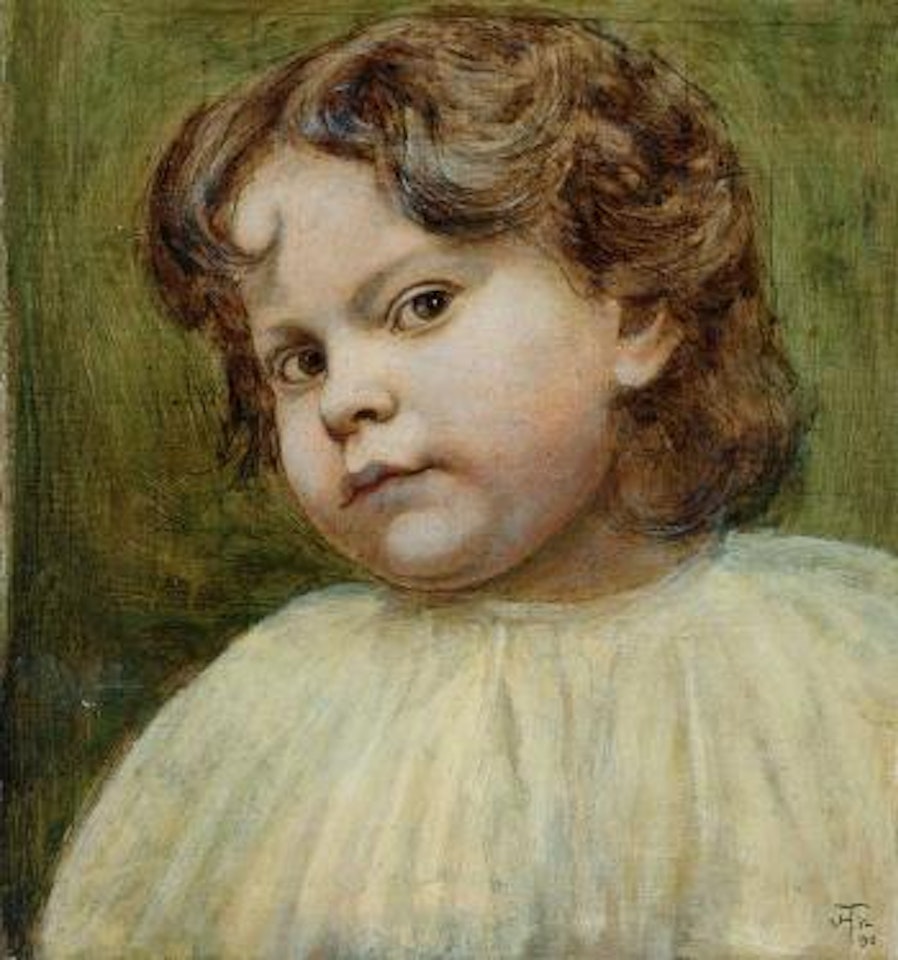 Kinderportrait by Hans Thoma