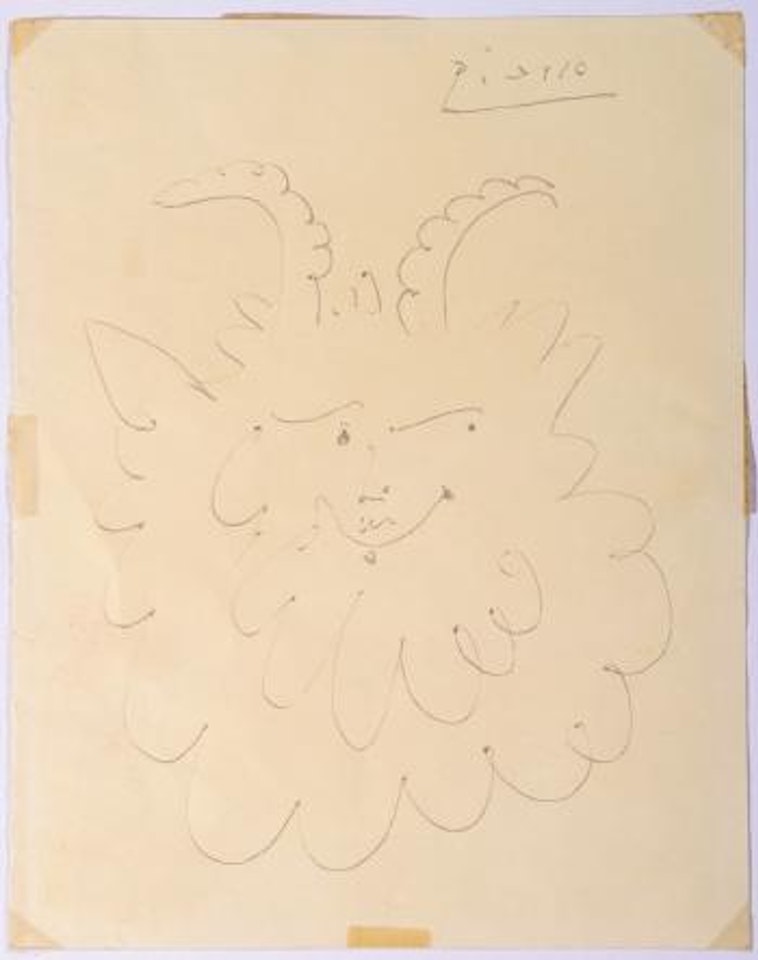 Tête de faune by Pablo Picasso