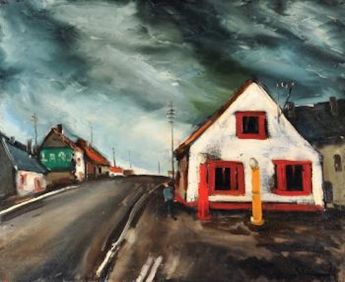 Rue de village by Maurice de Vlaminck