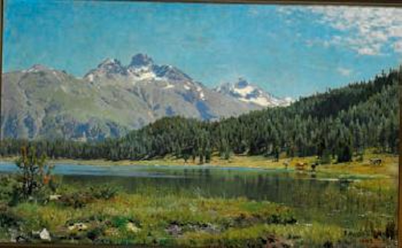 Stazersee, St. Moritz, Switzerland by Peder Mork Monsted