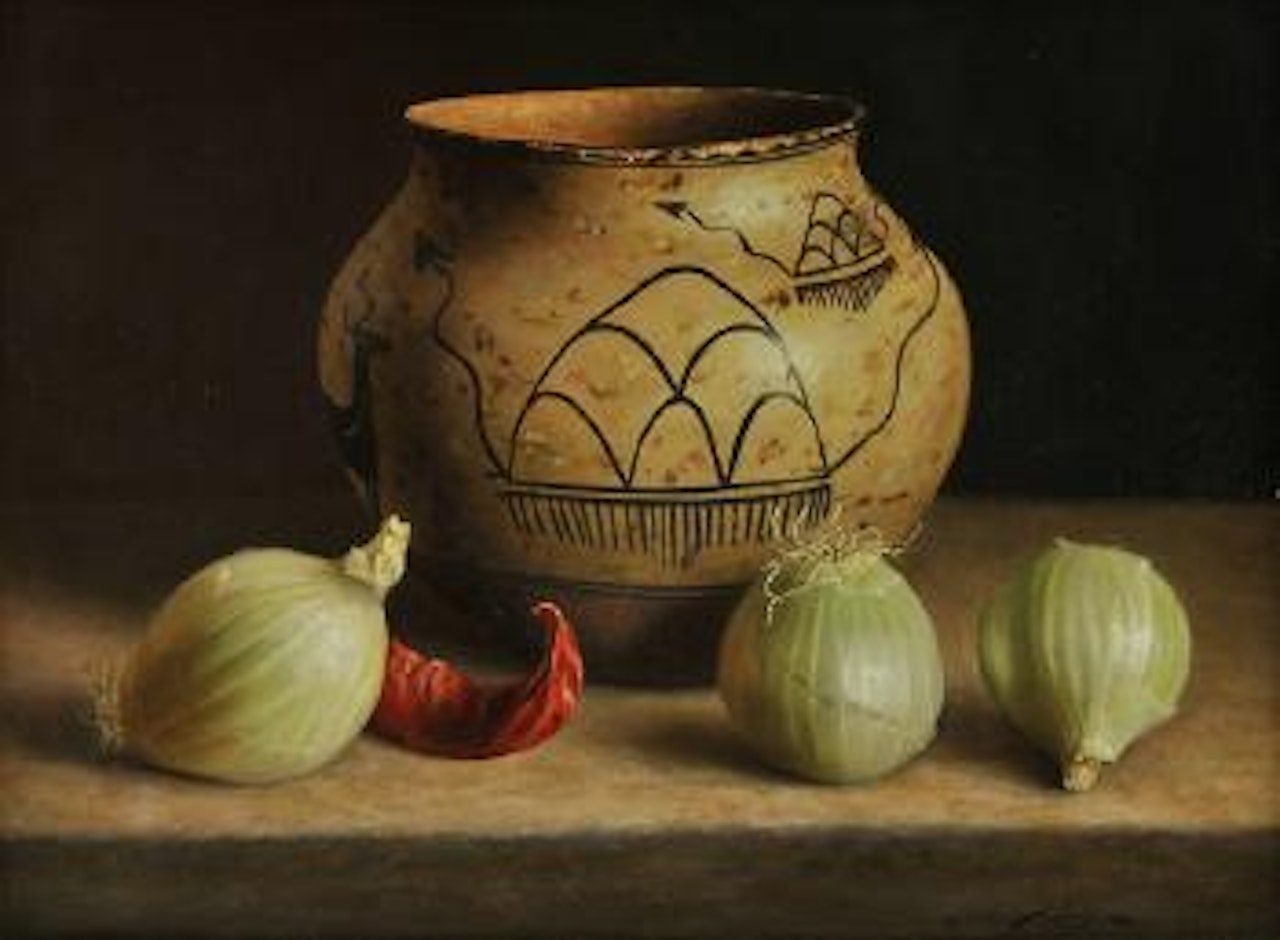 Rain Clouds and White Onions by William Acheff