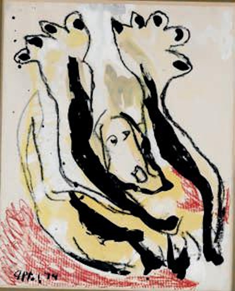 Figure composition by Karel Appel