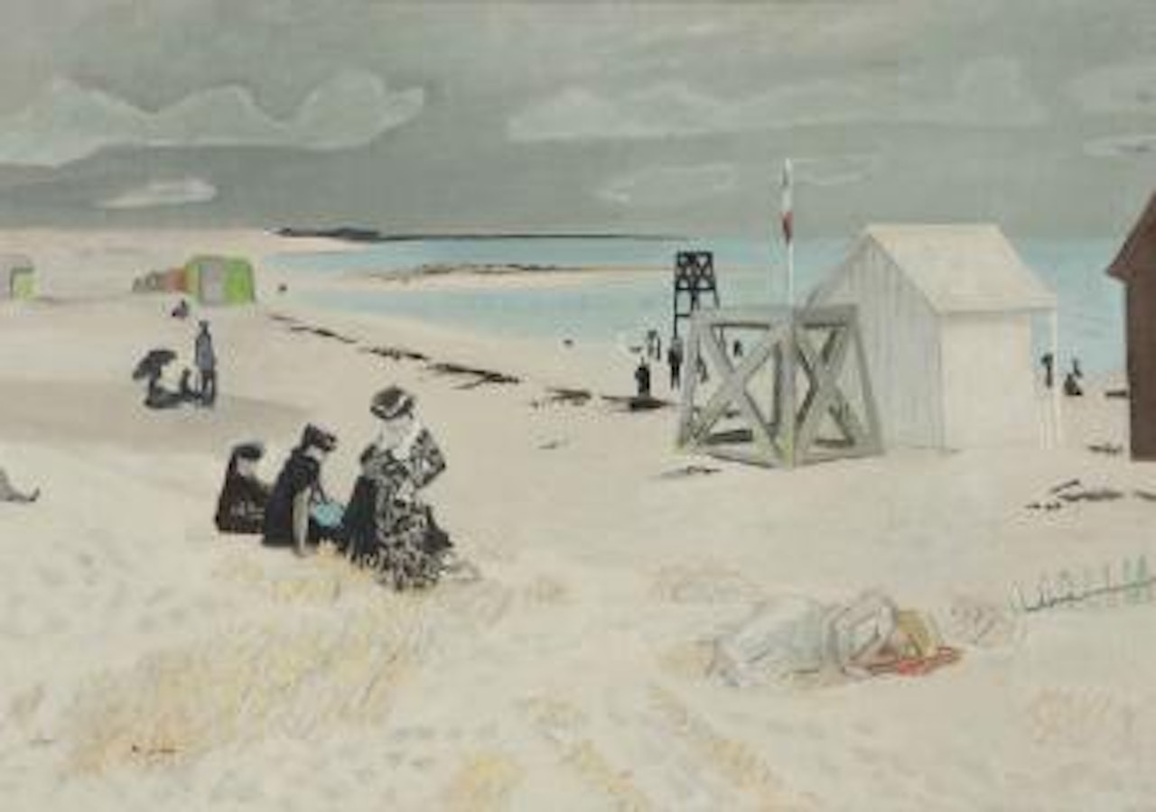 Plage du Morbihan by Maurice Brianchon
