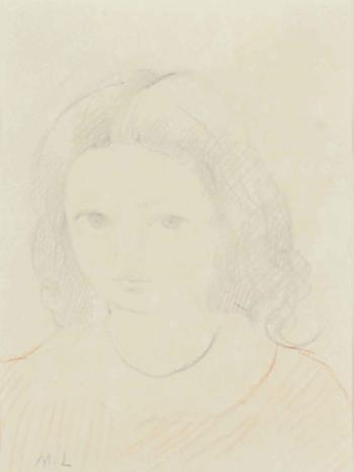 Fillette au col rond by Marie Laurencin