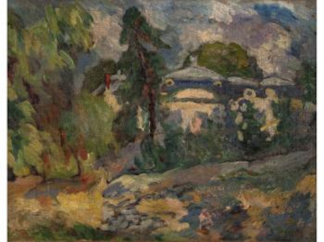 A house amidst trees by Louis Valtat