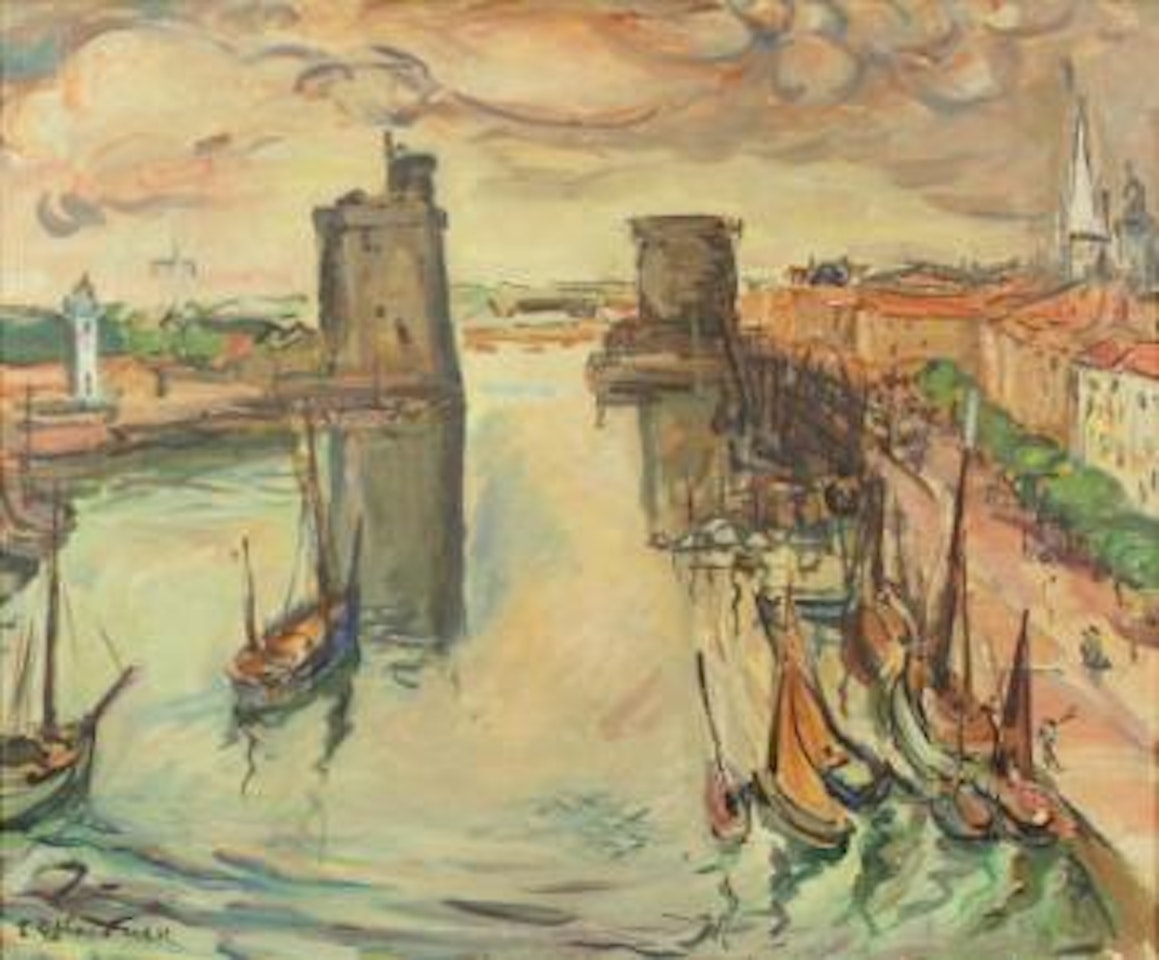 Le port de la Rochelle by Othon Friesz
