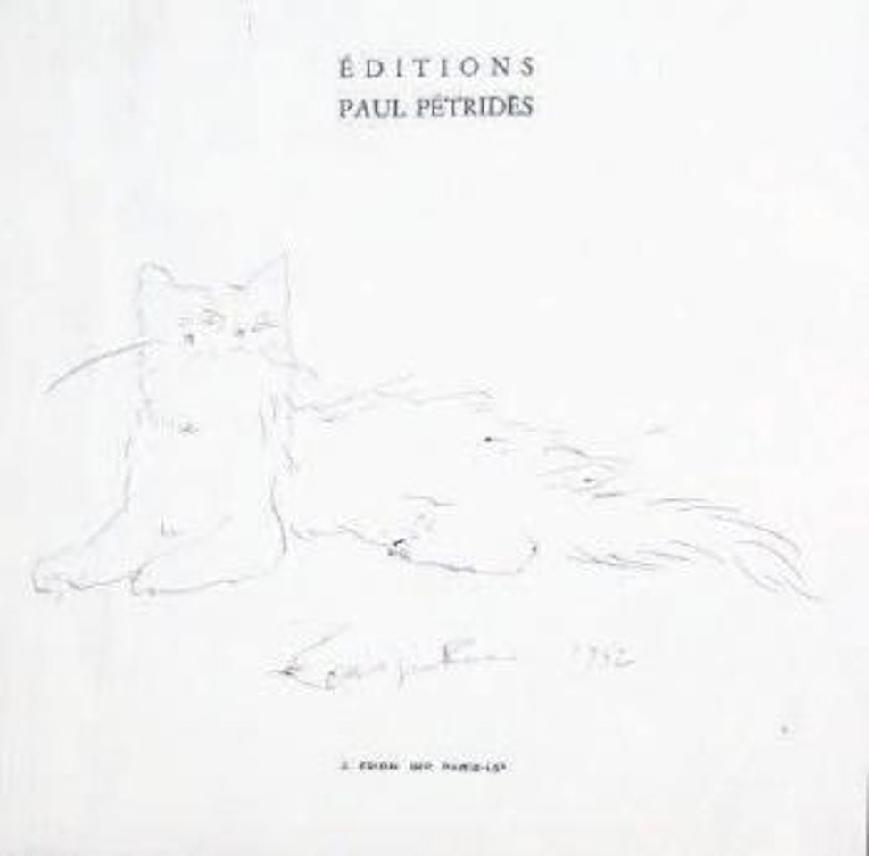 Le chat by Leonard Tsuguharu Foujita