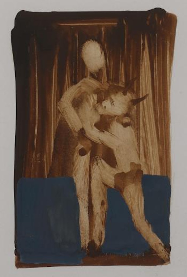 Theseus slaying The Minotaur by Sidney Nolan