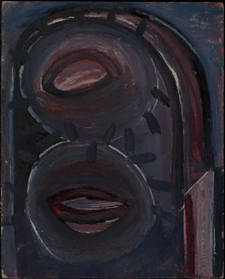 Head of a Woman, Luna Park St Kilda by Sidney Nolan