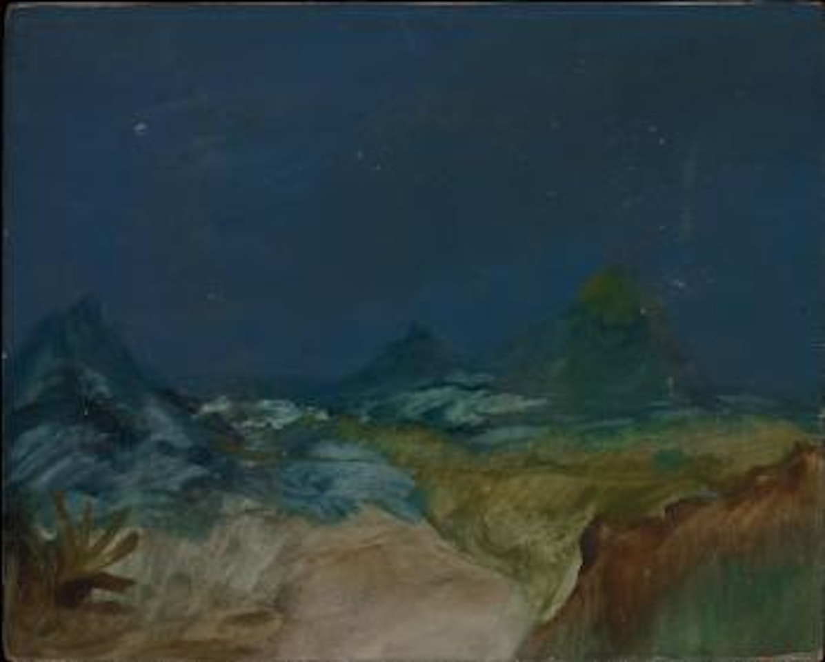 Wimmera landscape and Grampians by Sidney Nolan