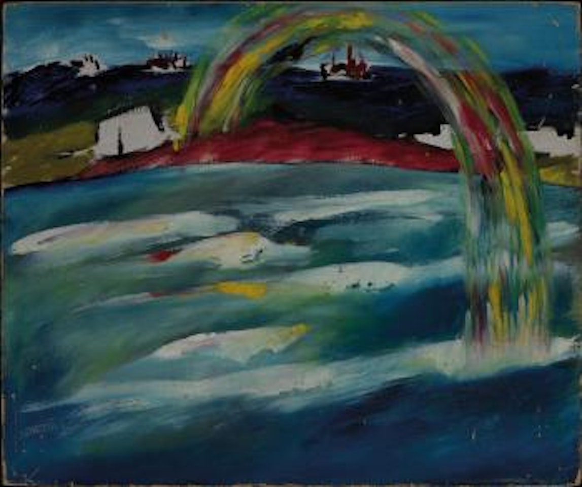 Antarctic; Wimmera head verso by Sidney Nolan