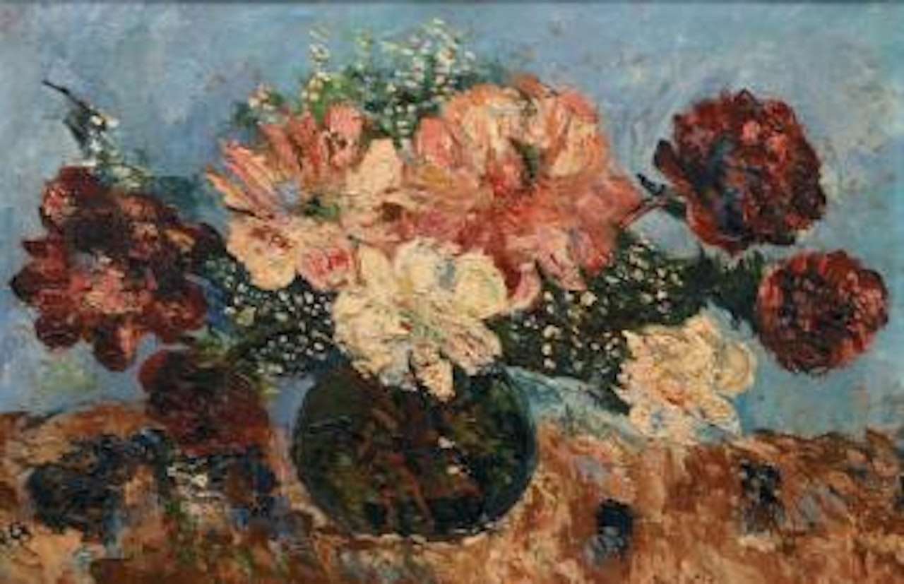 Fleurs dans un vase by Georges d’Espagnat