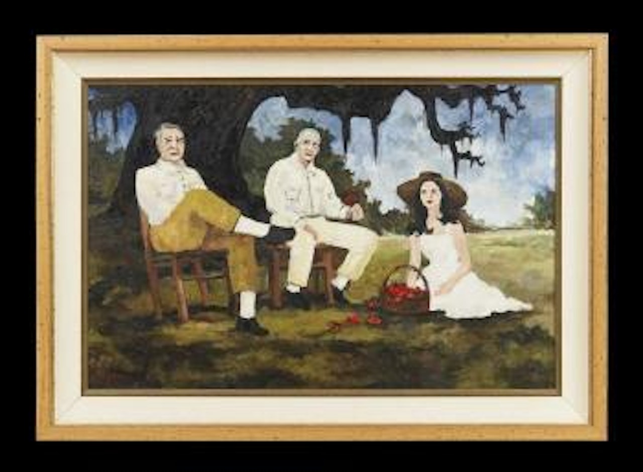 Two Uncles and a Niece by George Rodrigue