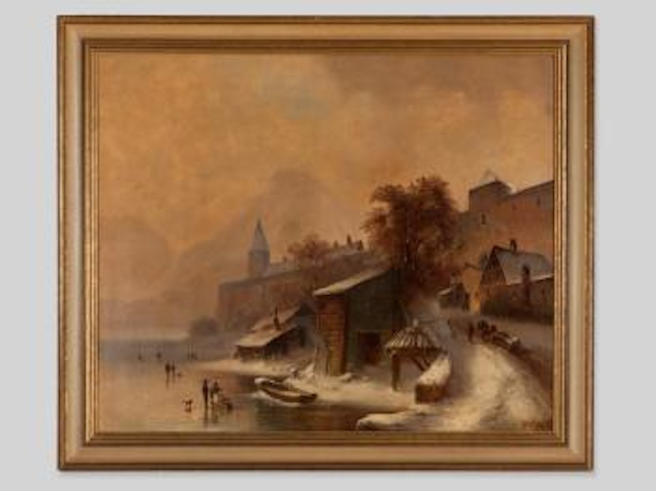 Winter Landscape by Anton Doll