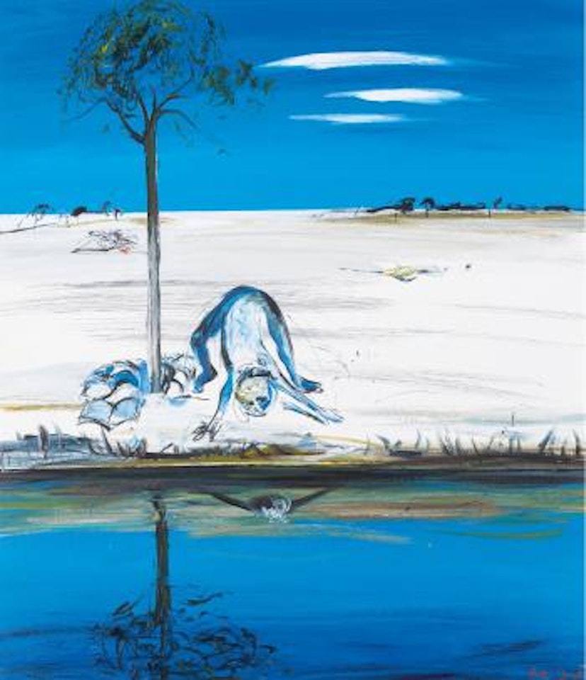 Narcissus and three clouds by Arthur Merric Bloomfield Boyd