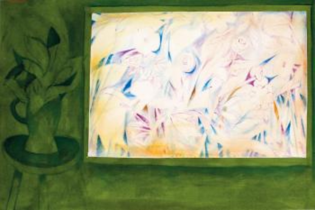 The zen garden by Charles Blackman