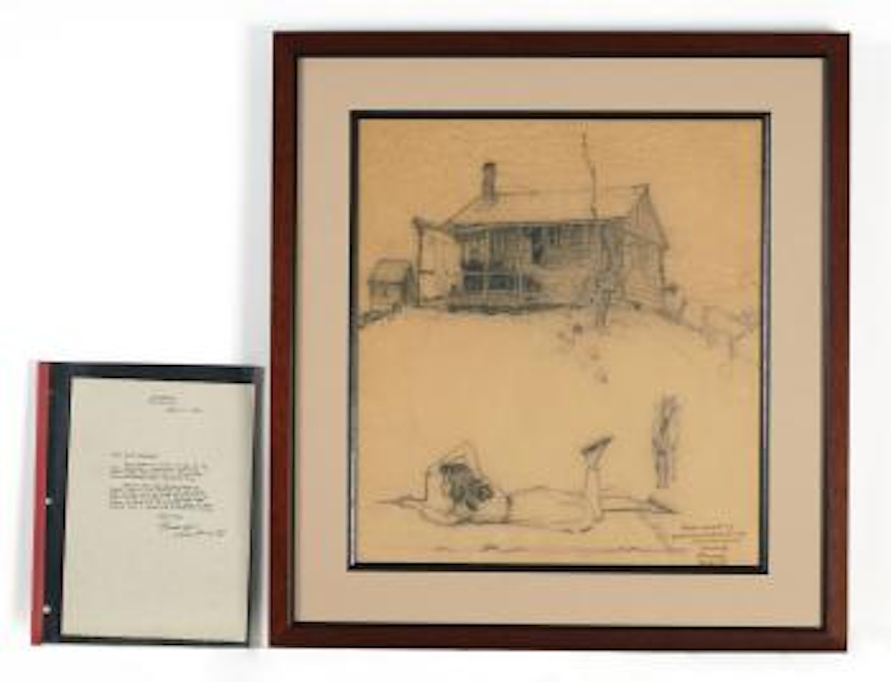 Study for Fixing a Flat by Norman Rockwell
