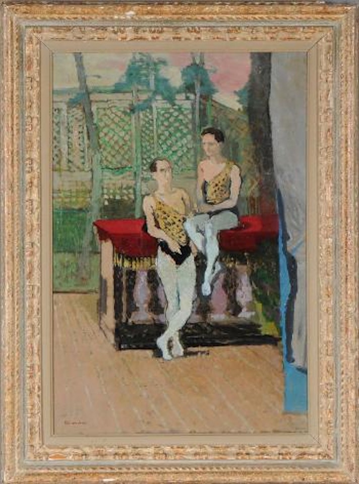 Acrobats by Maurice Brianchon