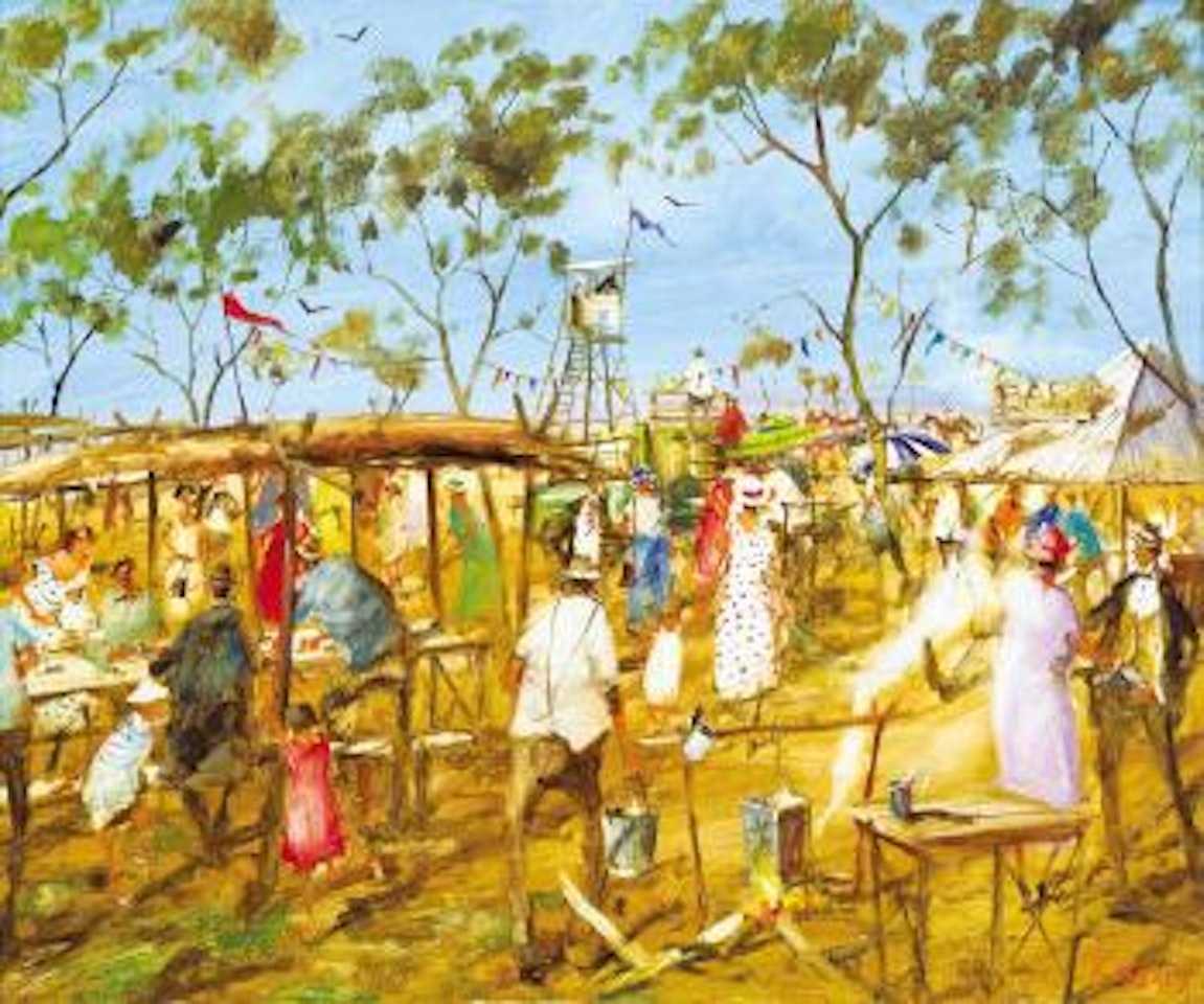 The Boulia picnic races by Hugh Sawrey