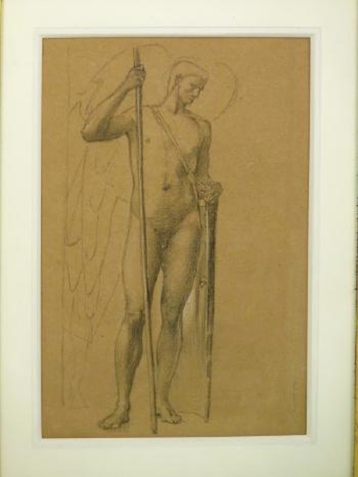 Study for St Michael by Edward Coley Burne-Jones
