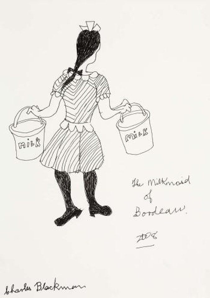 The milkmaid of Bordeaux by Charles Blackman