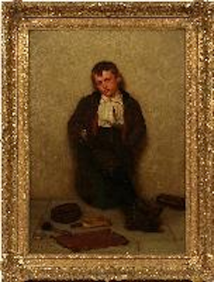 Shoeshine boy by John George Brown