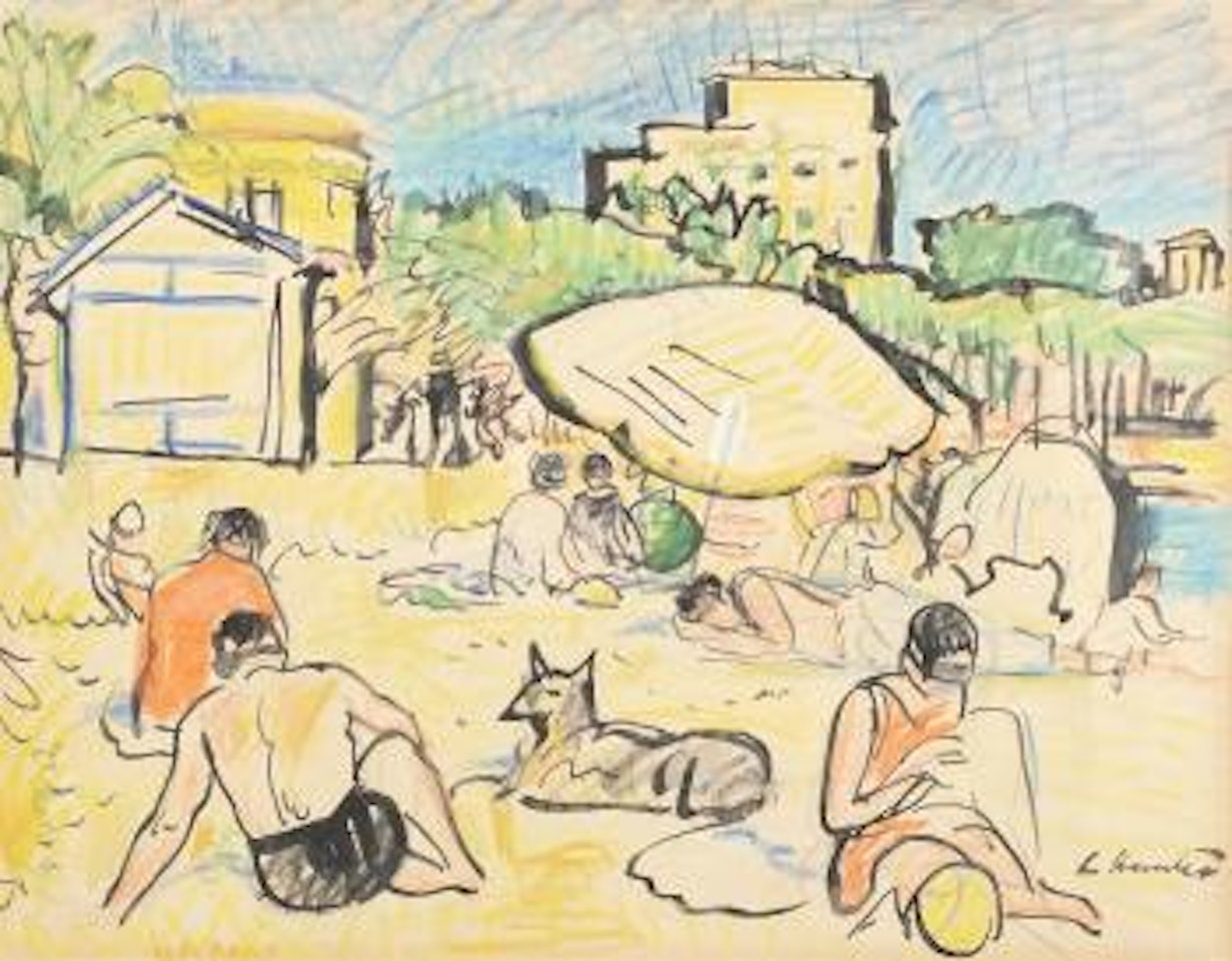 Juan Les Pins by George Leslie Hunter
