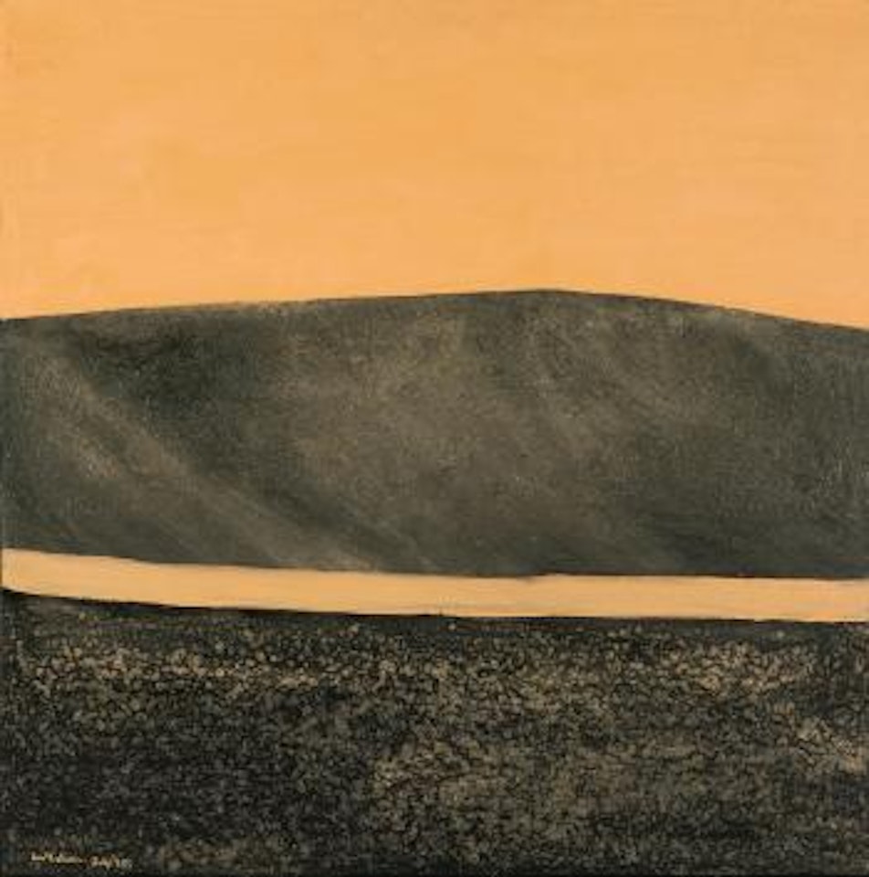 Landscape with a road by Colin Mccahon