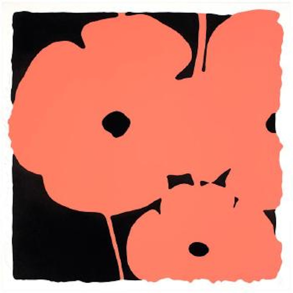 Poppies, June 4, 2011 (coral) by Donald Sultan