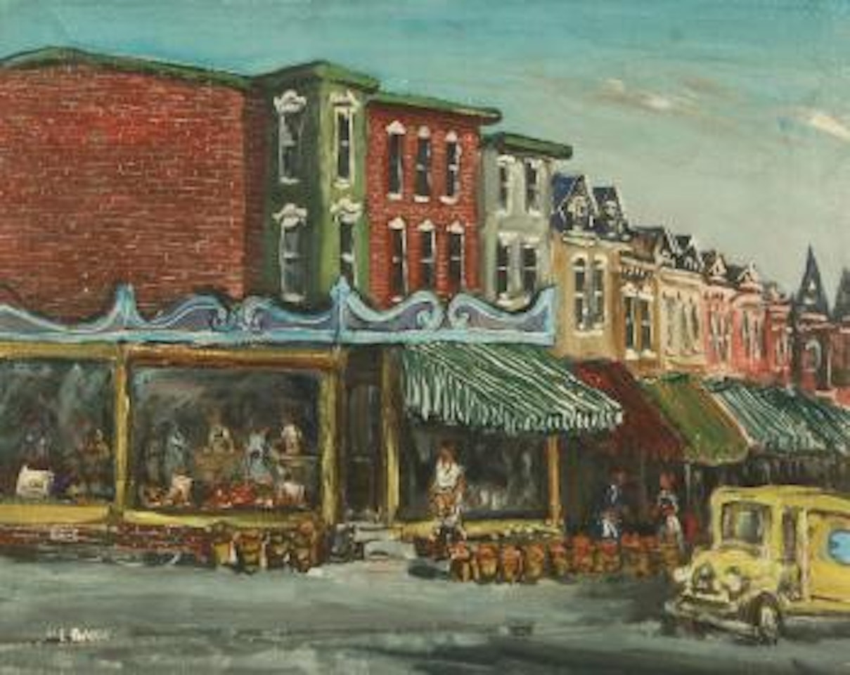 Corner grocery by Walter Emerson Baum