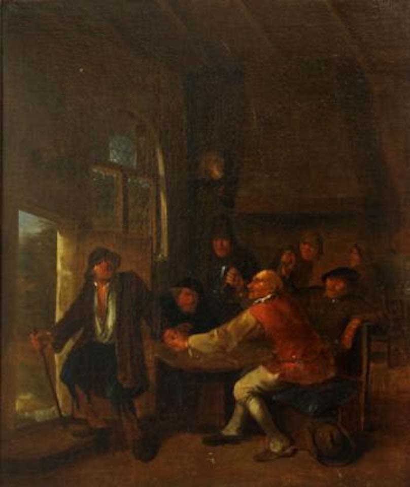 Figures in a tavern by Egbert van Heemskerk III