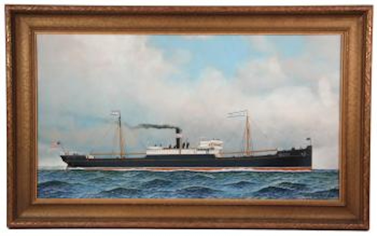 SS William A. McKenney, Crowell & Thurlow Steamship Co by Antonio Jacobsen