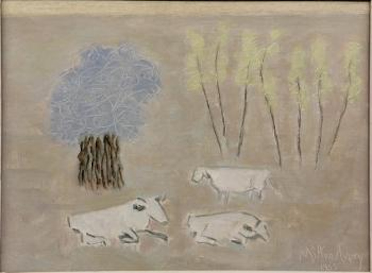 Three Cows by Milton Avery