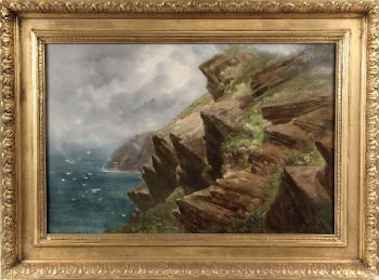 Below Burnt Head, Monhegan Island, Maine by Alfred Thompson Bricher