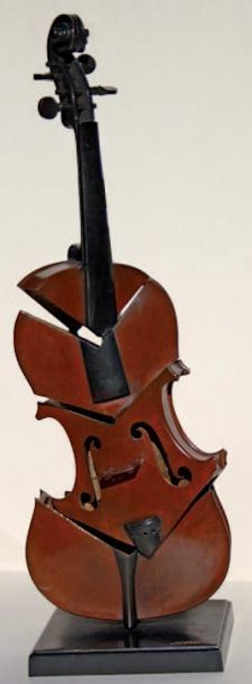 Violon coupé II, hommage à Picasso by Arman
