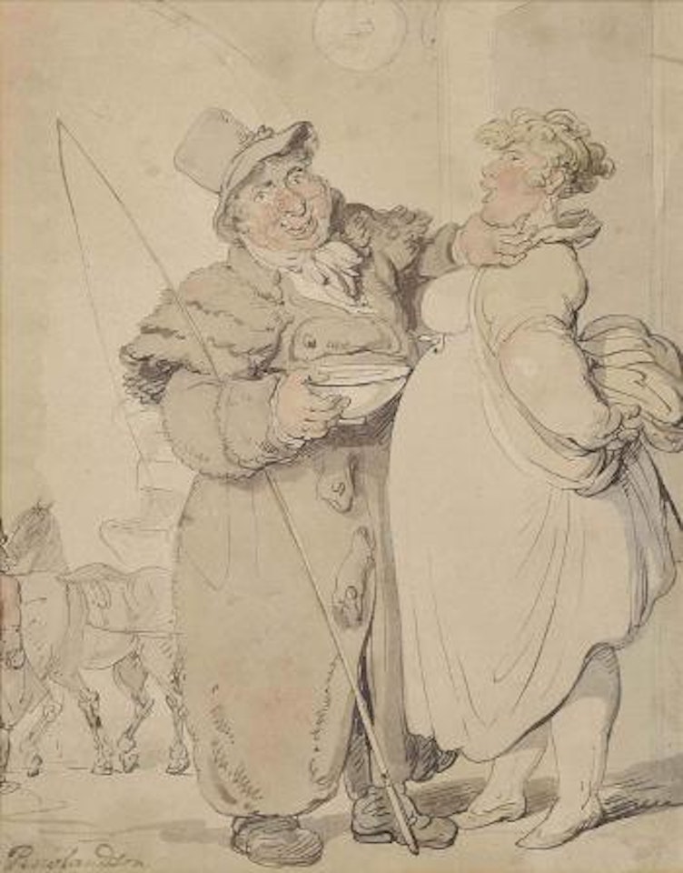 The leering coachman by Thomas Rowlandson
