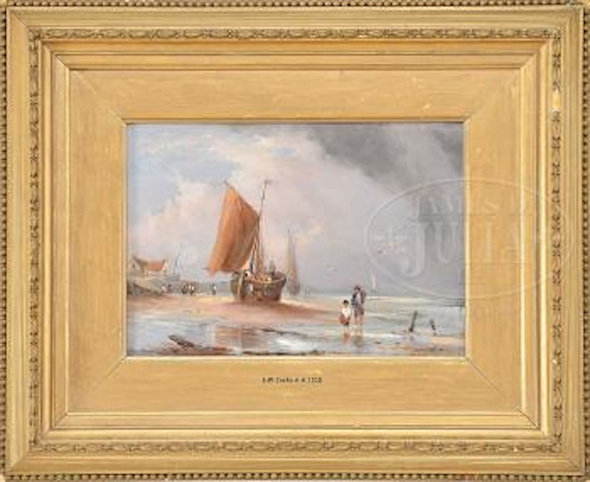 Low tide by Edward William Cooke
