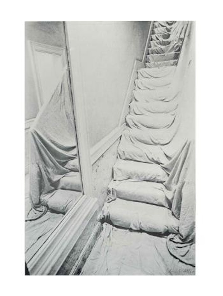 Wrapped Staircase (Schellmann 27) by Christo