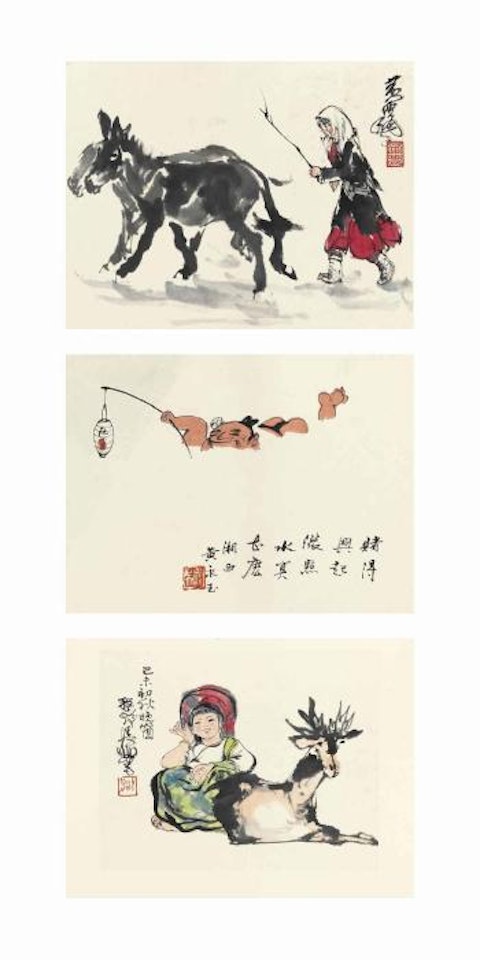 Various Subjects by Chen Peiqiu  by Cheng Shifa  by Guan Liang  by He Haixia  by Huang Yongyu  by Huang Zhou  by Lu Yanshao  by Wu Zuoren  by Xie Zhiliu  by Ye Qianyu by Zhou Changgu