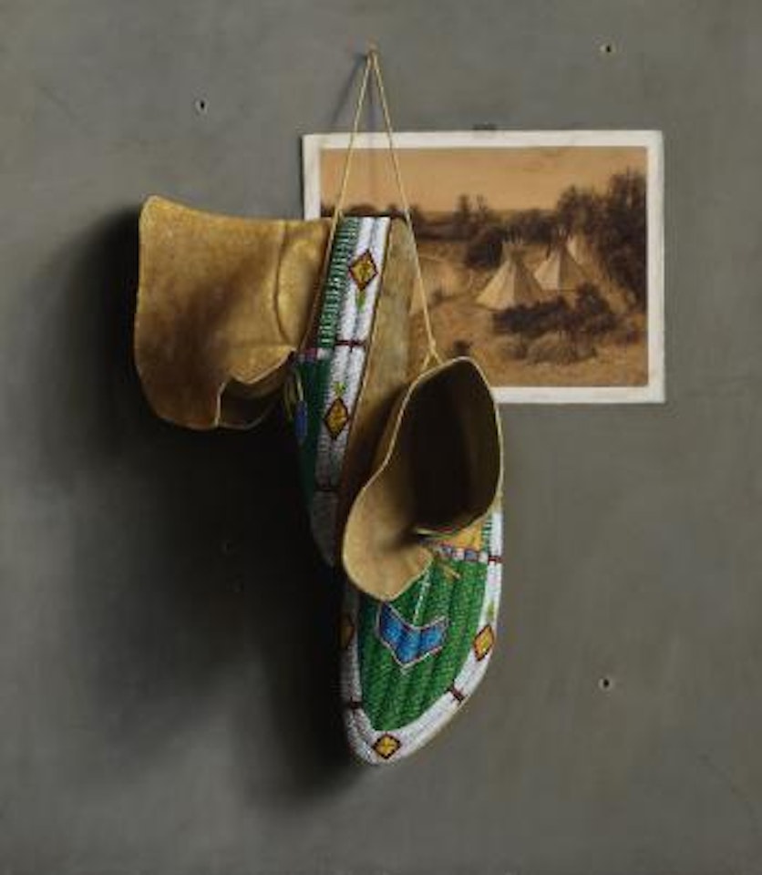 Three teepees by William Acheff