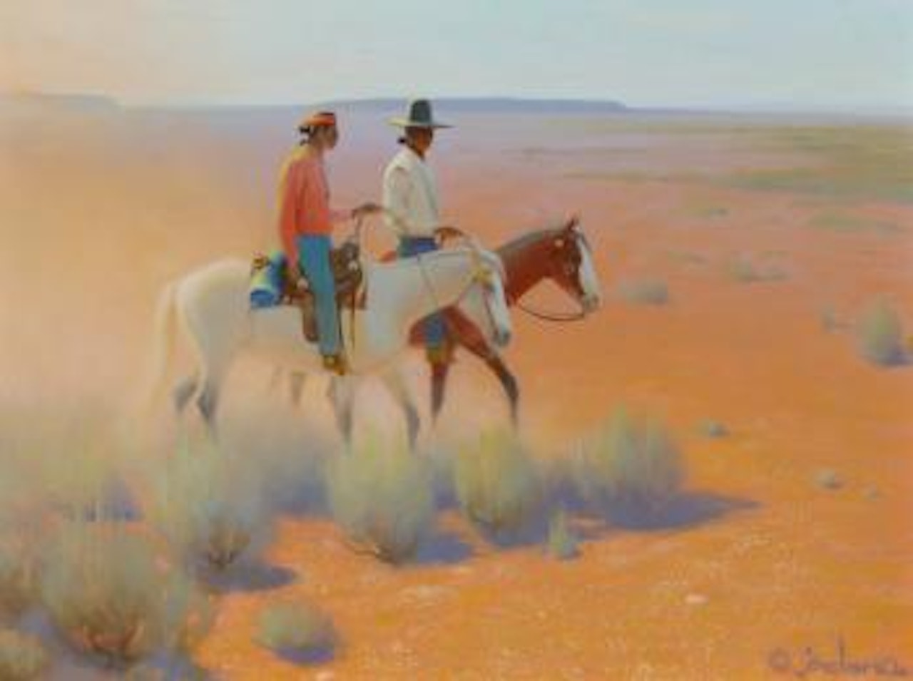 Desert dust by Gerard Curtis Delano