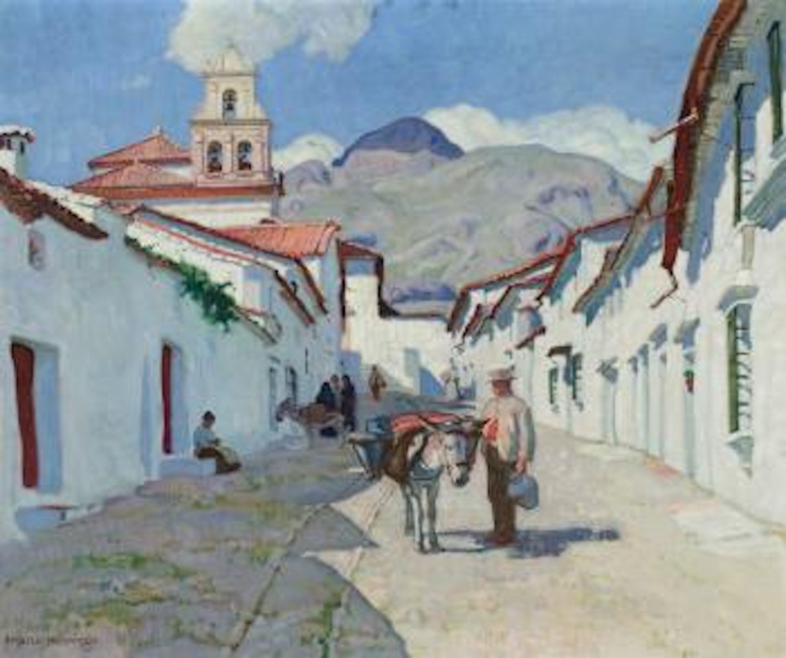 Spanish water carrier by Ernest Martin Hennings