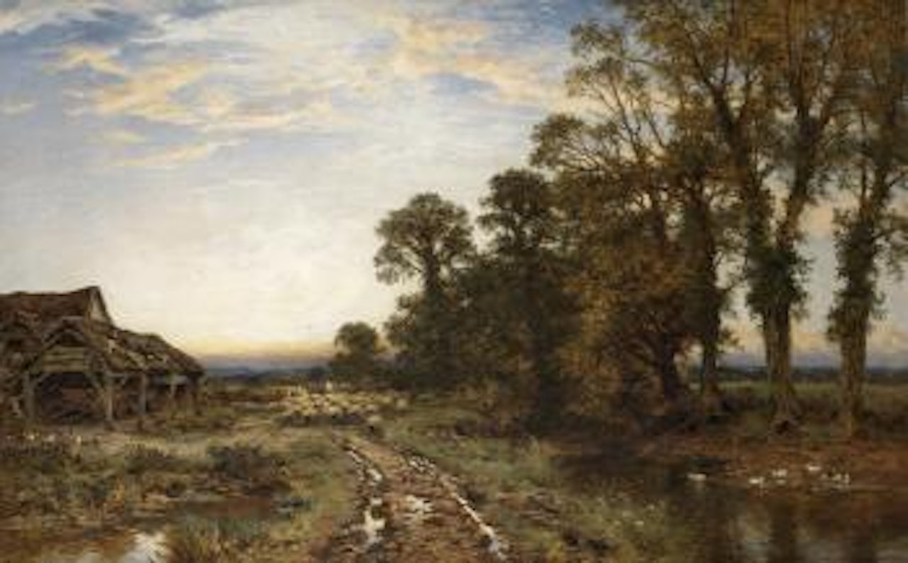 The end of the day by Benjamin Williams Leader