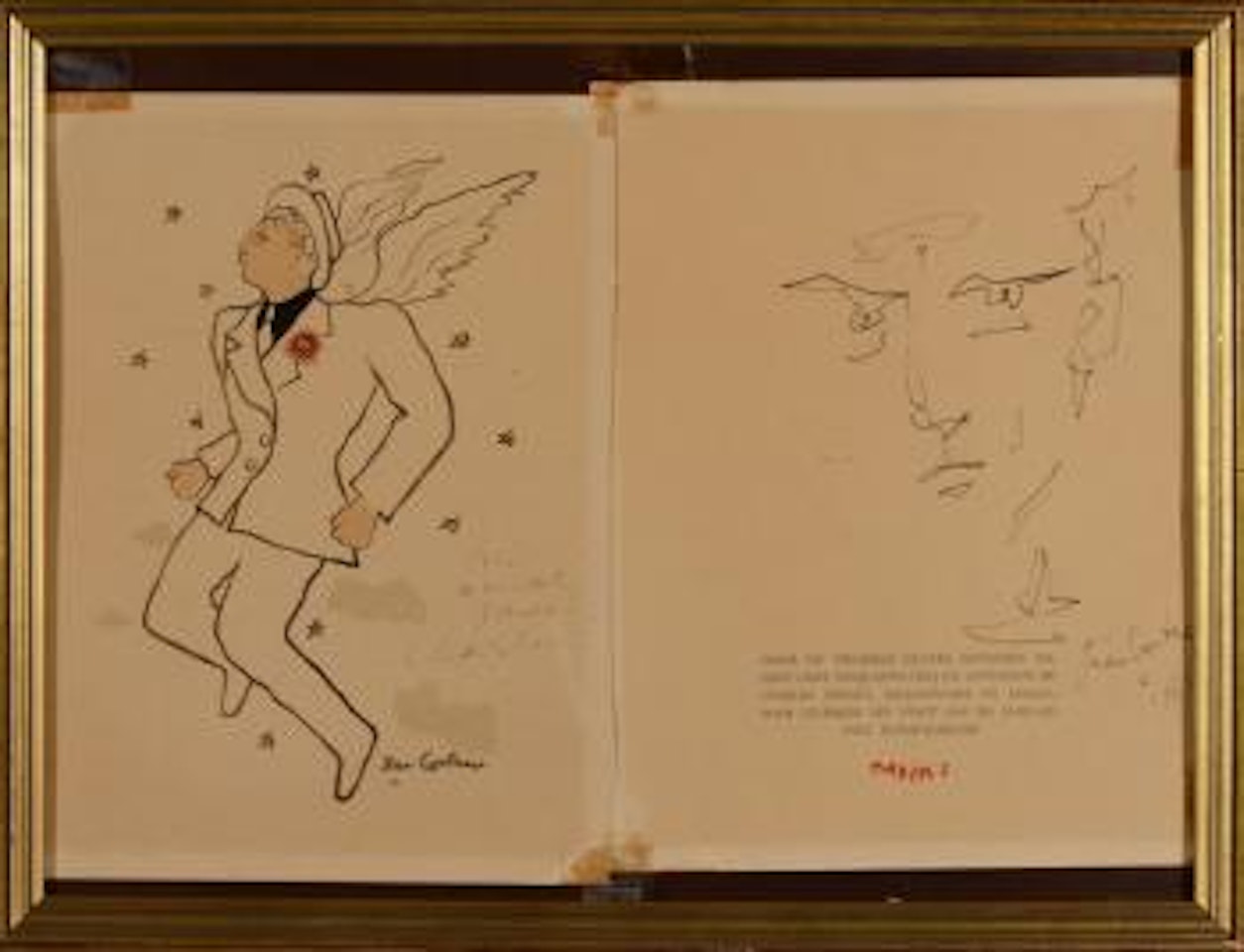 Charles Thenet by Jean Cocteau